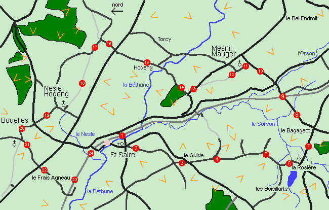 Entre Sorson et Béthune