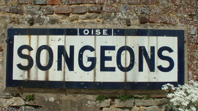 Songeons (Plaque)