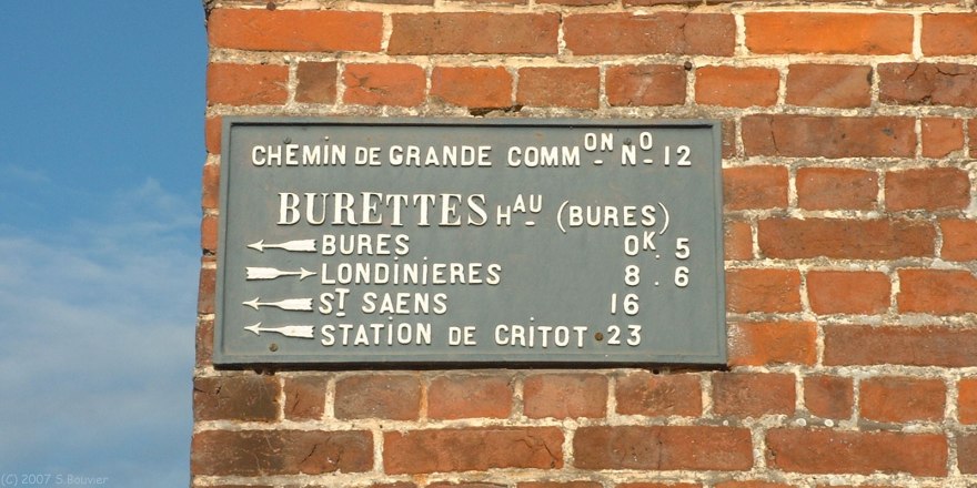 Bures en Bray (Panneau)