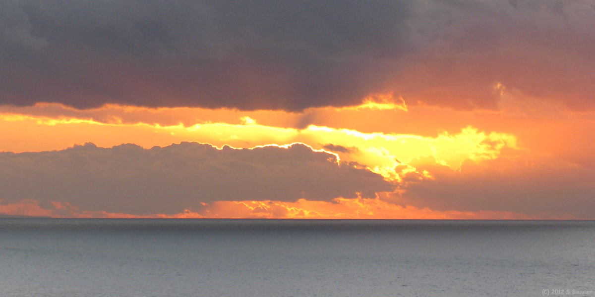 Criel sur Mer (Soleil couchant)