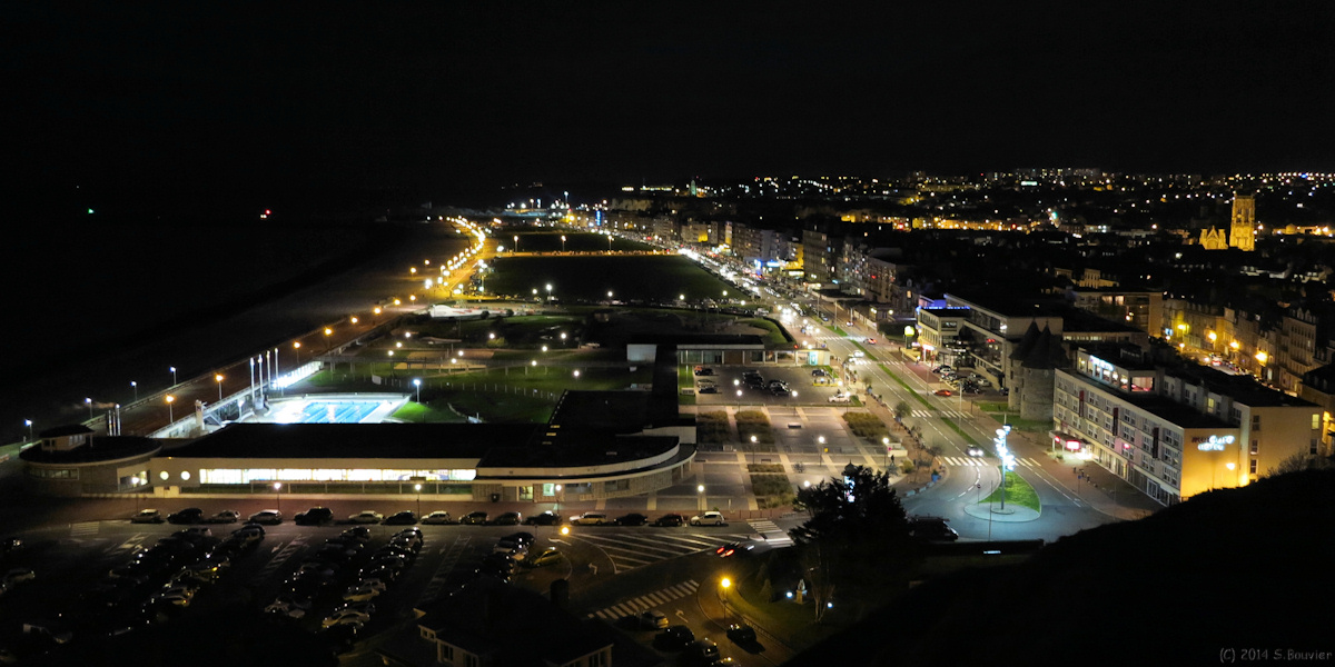 Dieppe (Vue nocturne)