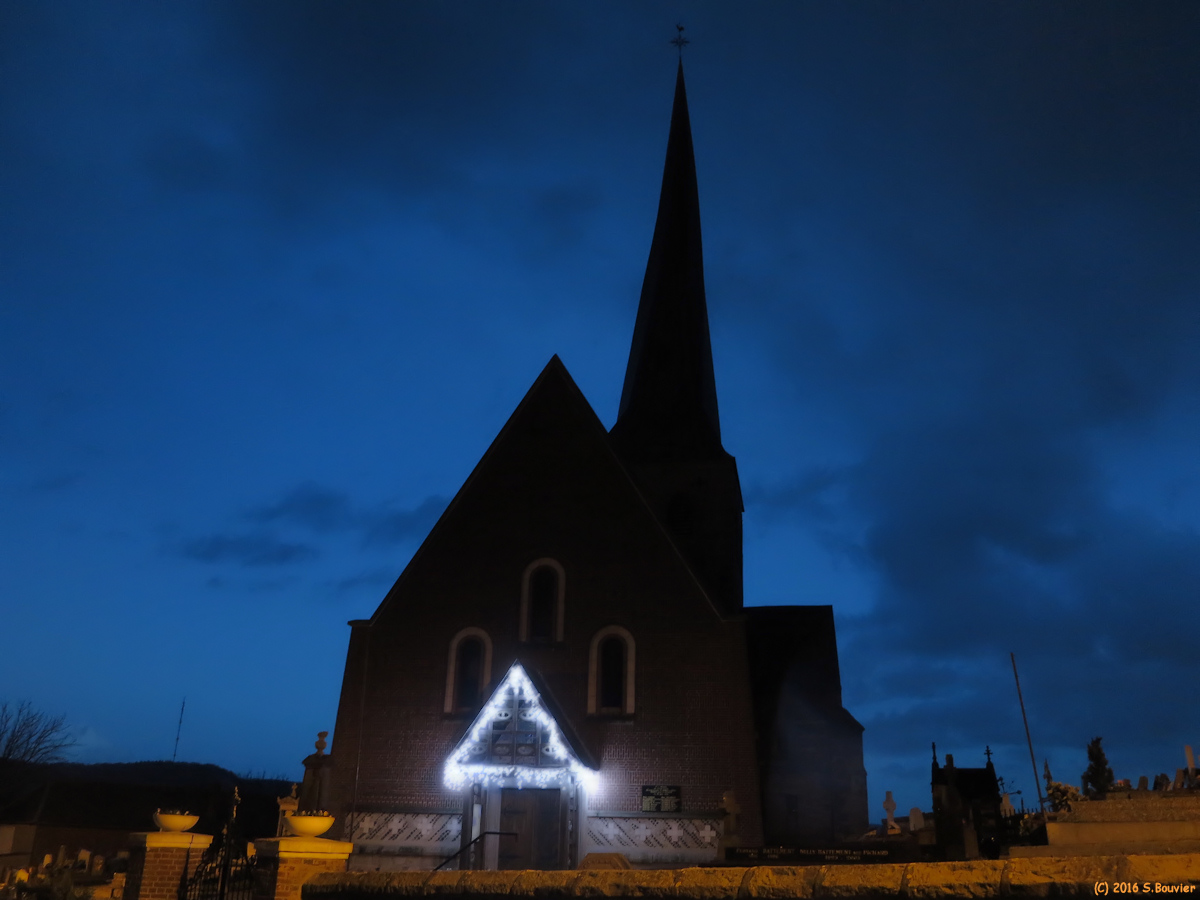 Bures en Bray (Eglise, Nuit)