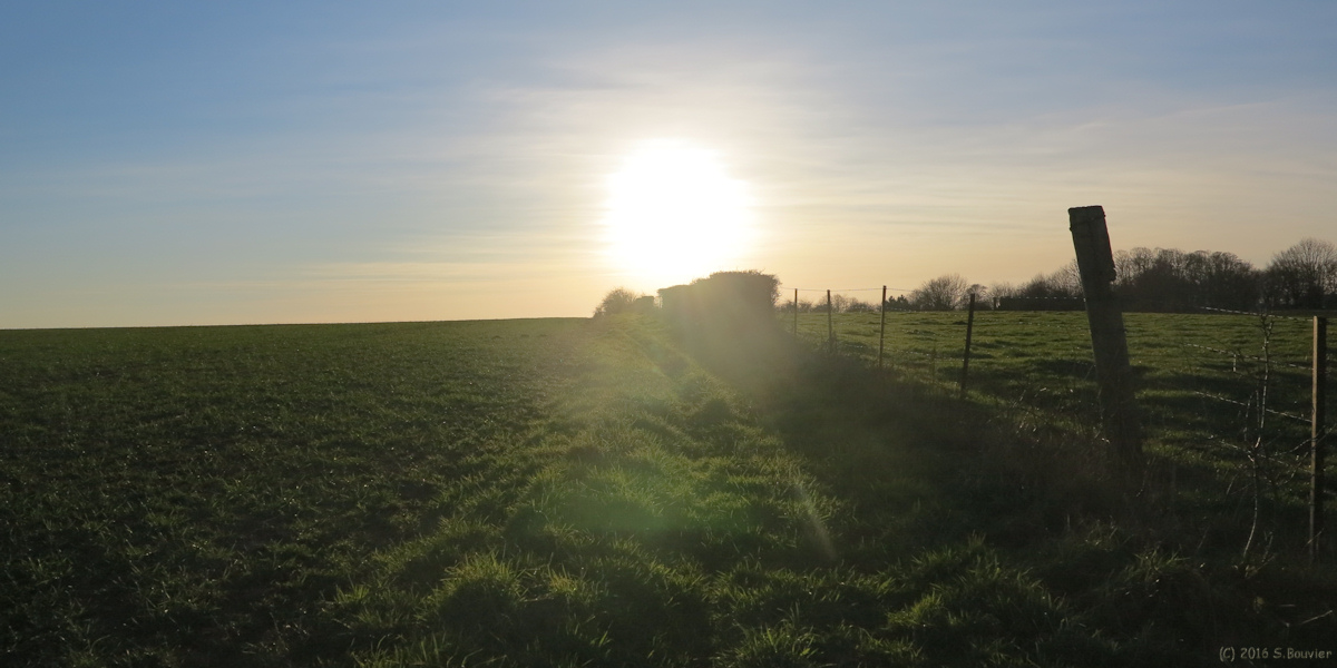 Saint Michel d'Halescourt (Soleil tombant)