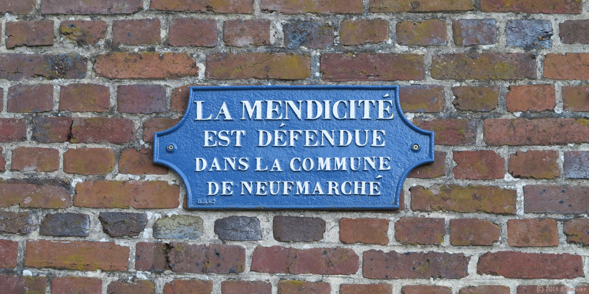 Neuf Marché (Ancienne Plaque)