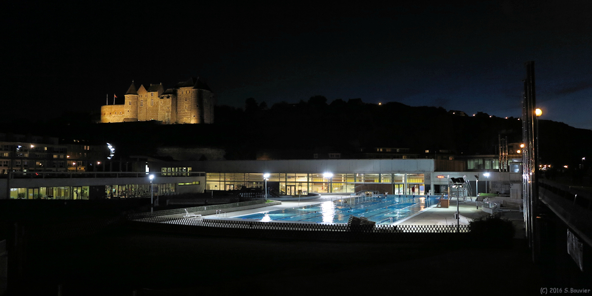 Dieppe (Piscine, Nuit)