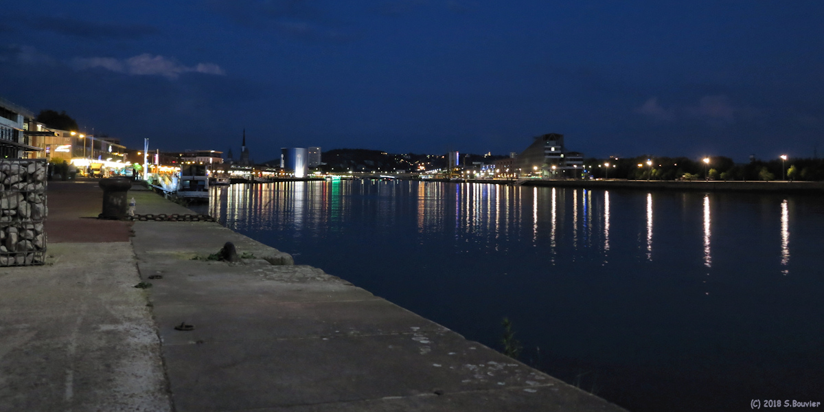 Rouen (Quais, Nuit)