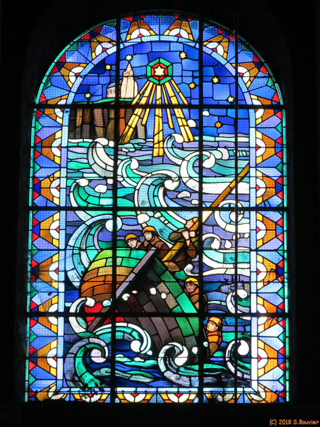 Dieppe (Chapelle, Vitrail)
