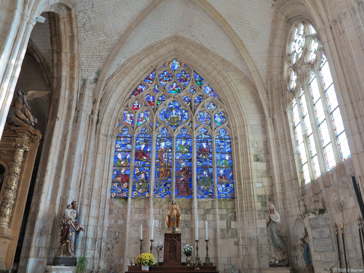 Le Bourg-Dun (Vitrail)