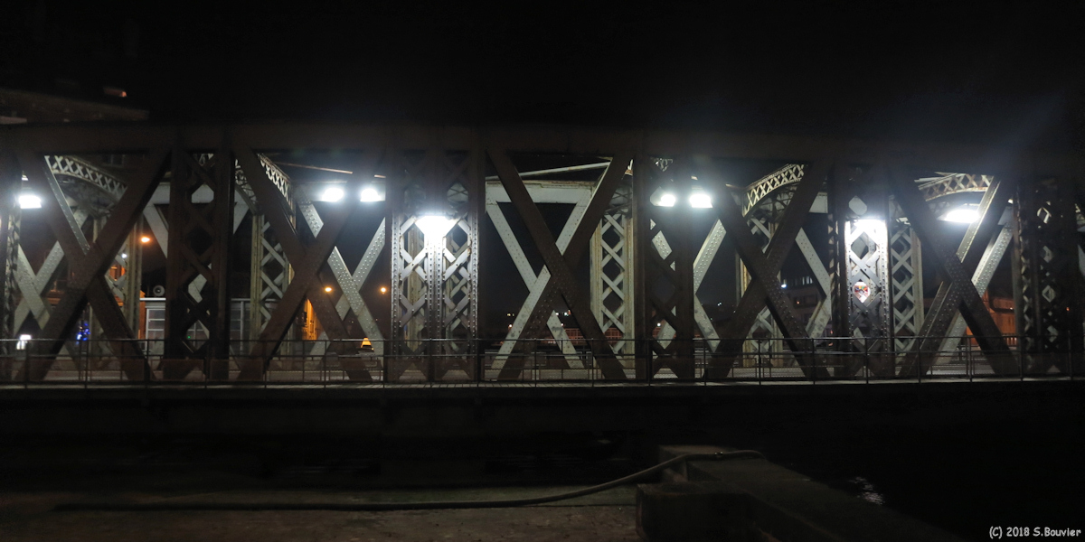 Dieppe (Pont Colbert, Nuit)