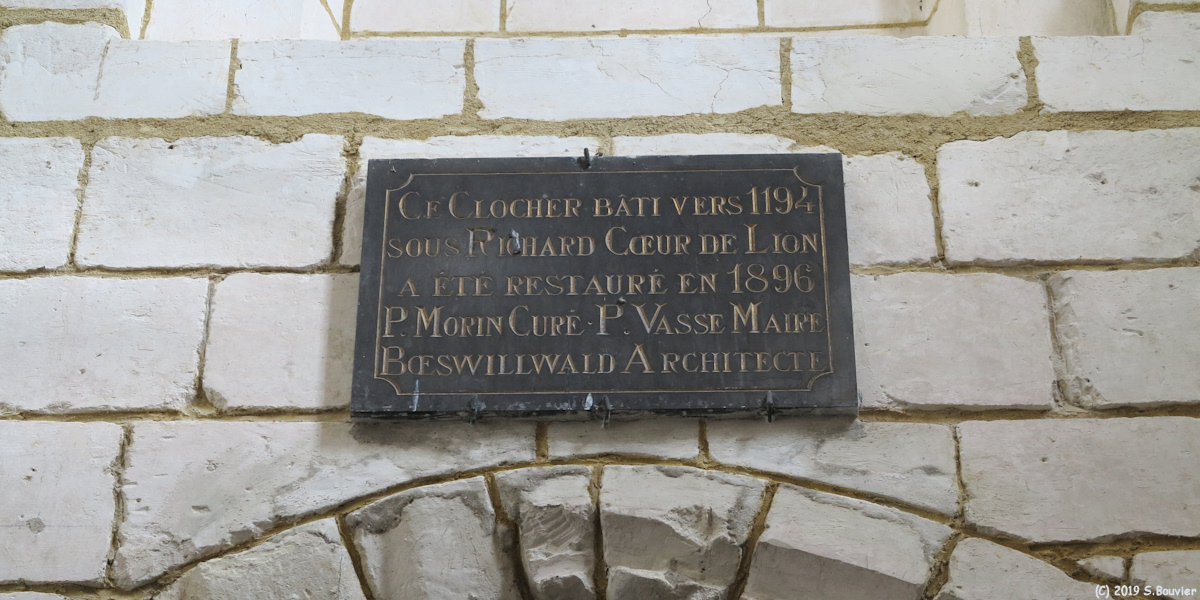 Vattetot sur Mer (Plaque, Eglise)