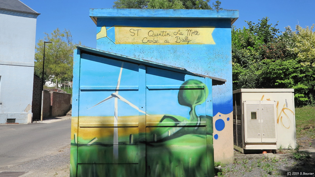 St Quentin la Motte-Croix au Bailly (Street-Art)