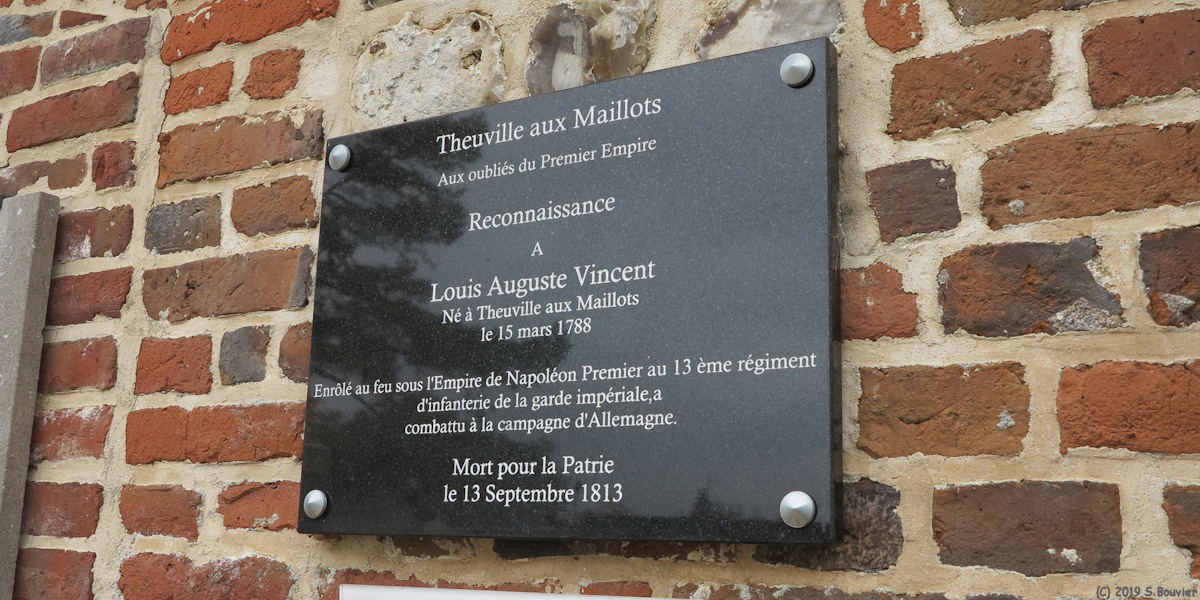 Theuville aux Maillots (Plaque)