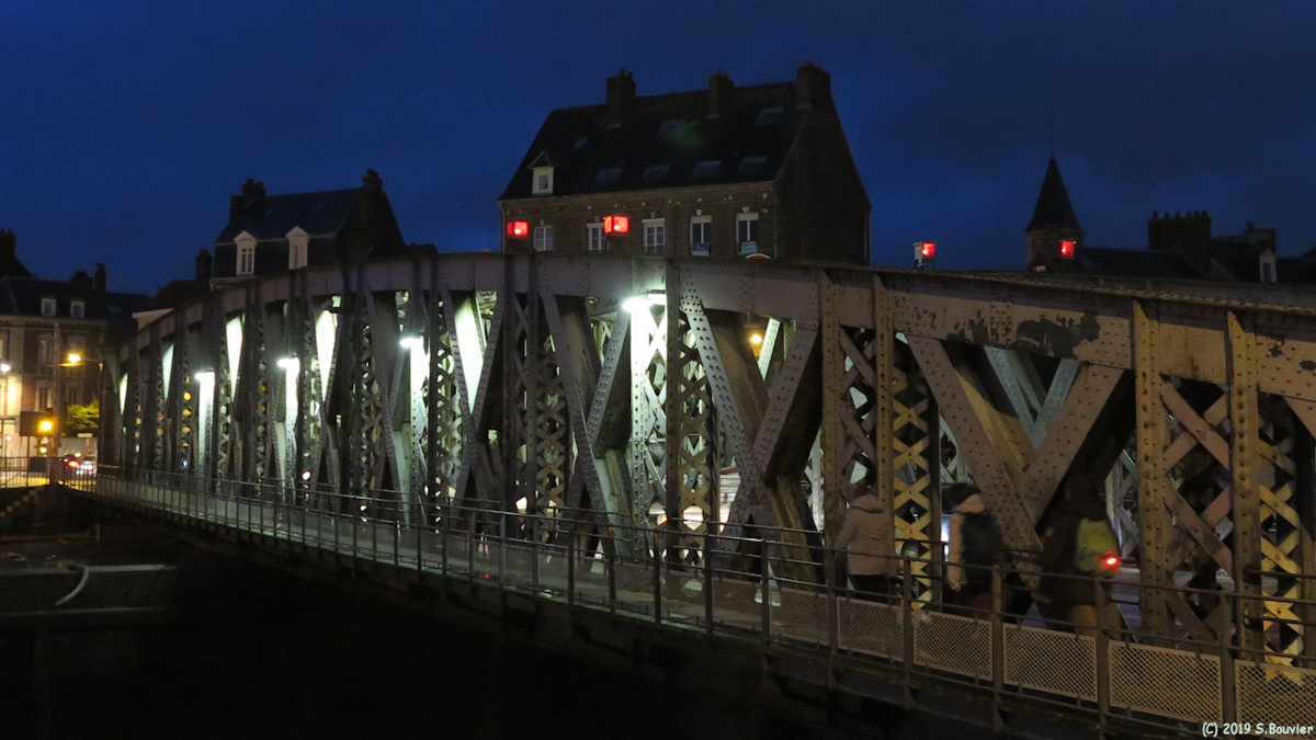 Dieppe (Pont Colbert, Nuit)