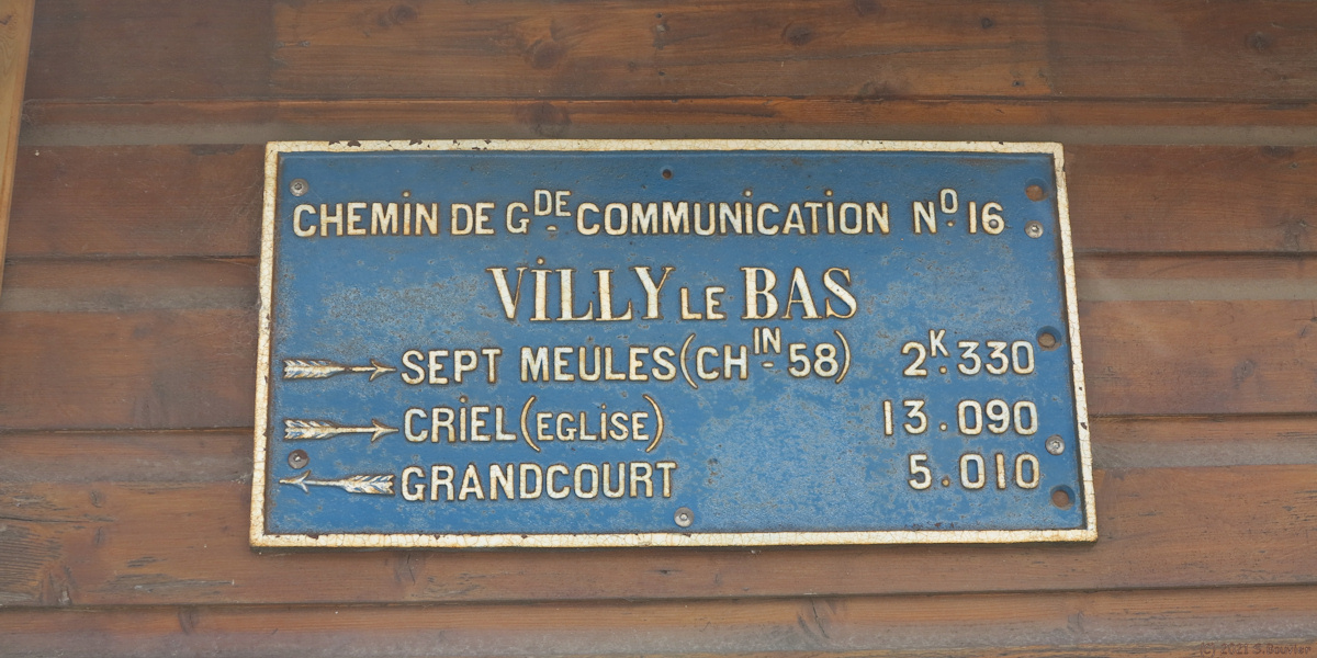 Villy sur Yères (Ancienne Plaque)
