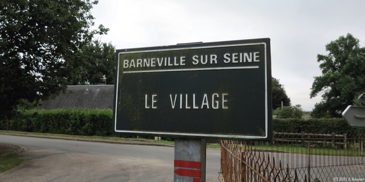Barneville sur Seine (Panneau)