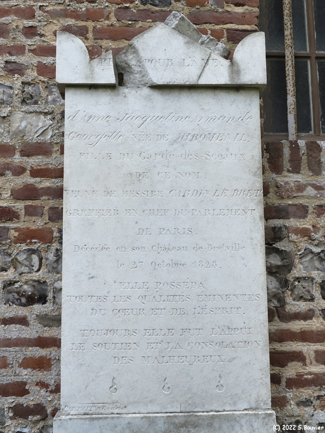Bretteville Saint Laurent (Pierre tombale)