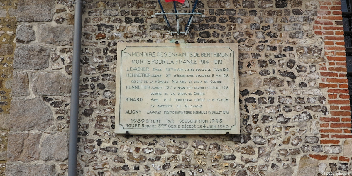 Bertrimont (Plaque)