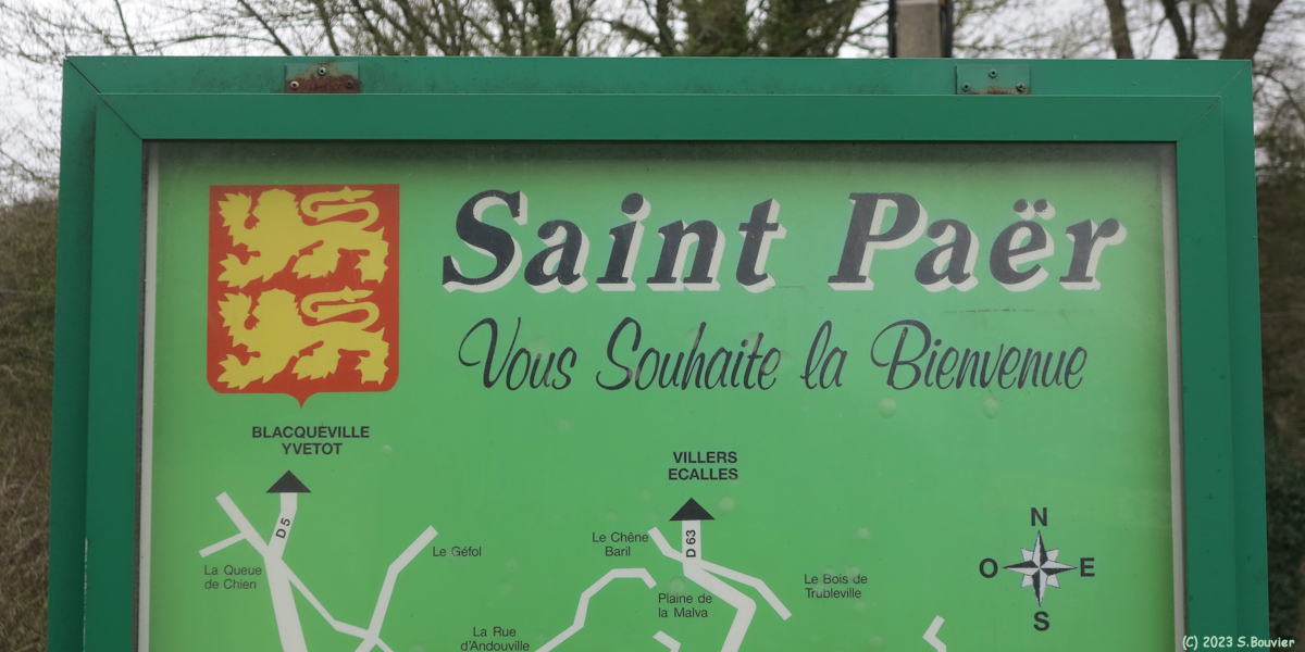 Saint Paër (Panneau)