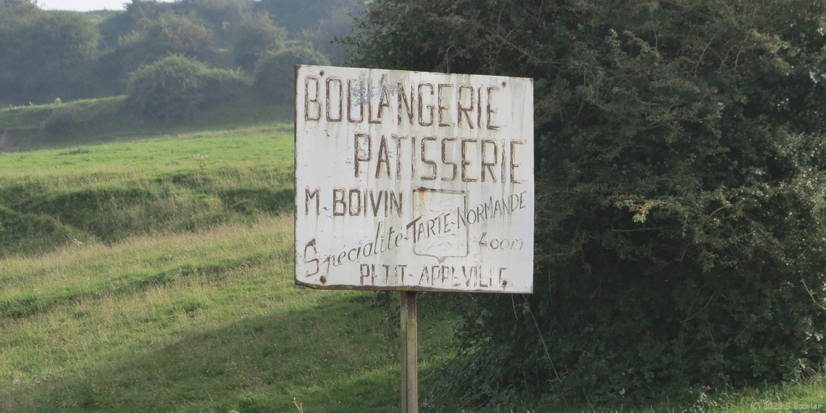 Hautot sur Mer (Panneau publicitaire)