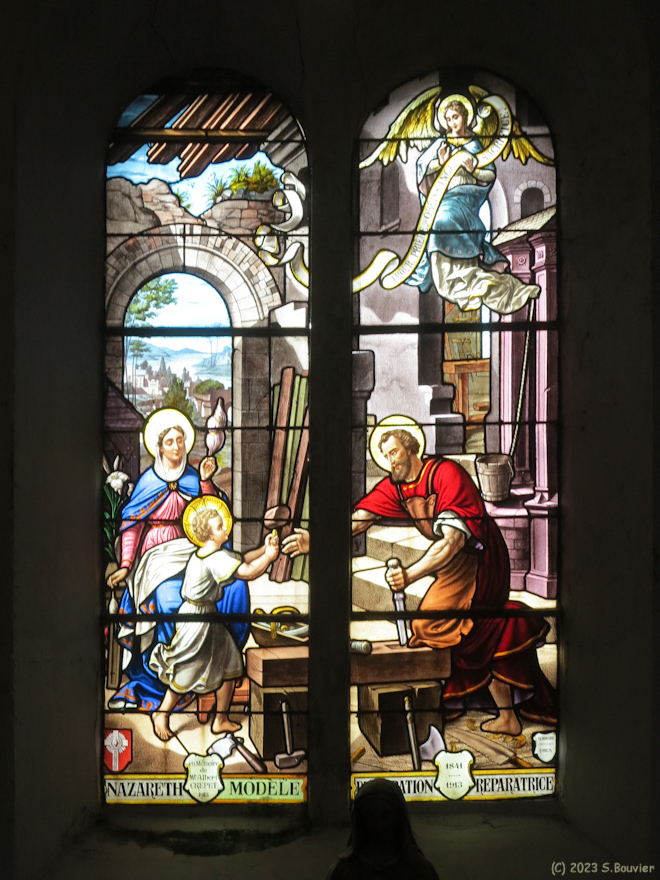 La Chapelle sur Dun (Vitrail 3)