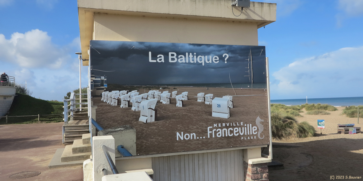 Mervillle-Franceville-Plage (Affiche)