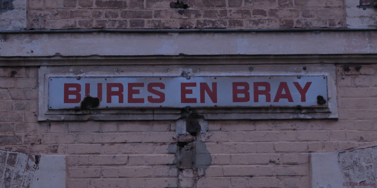 Bures en Bray (Plaque)