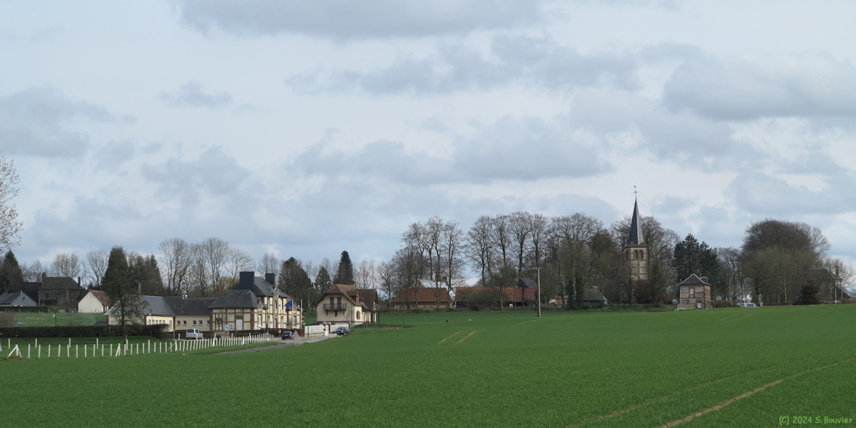 Beuzeville la Guérard (Mairie, Eglise)