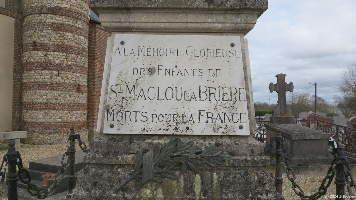 Saint Maclou la Brière (Plaque)