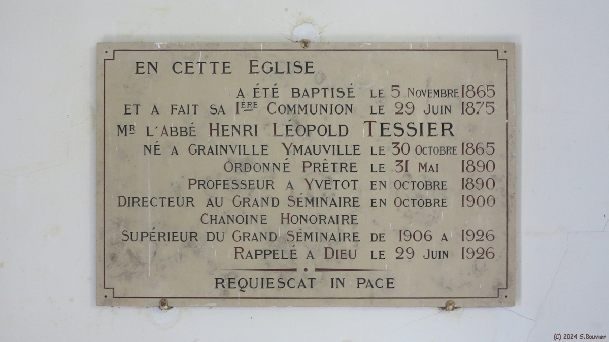 Grainville-Ymauville (Plaque)