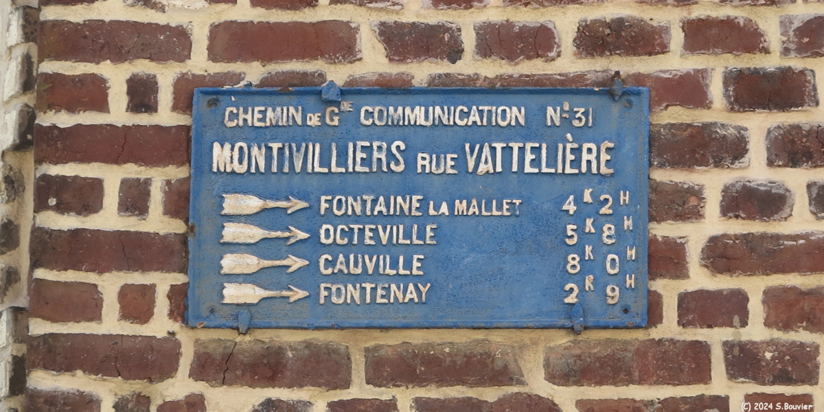 Montivilliers (Ancienne Plaque 1)