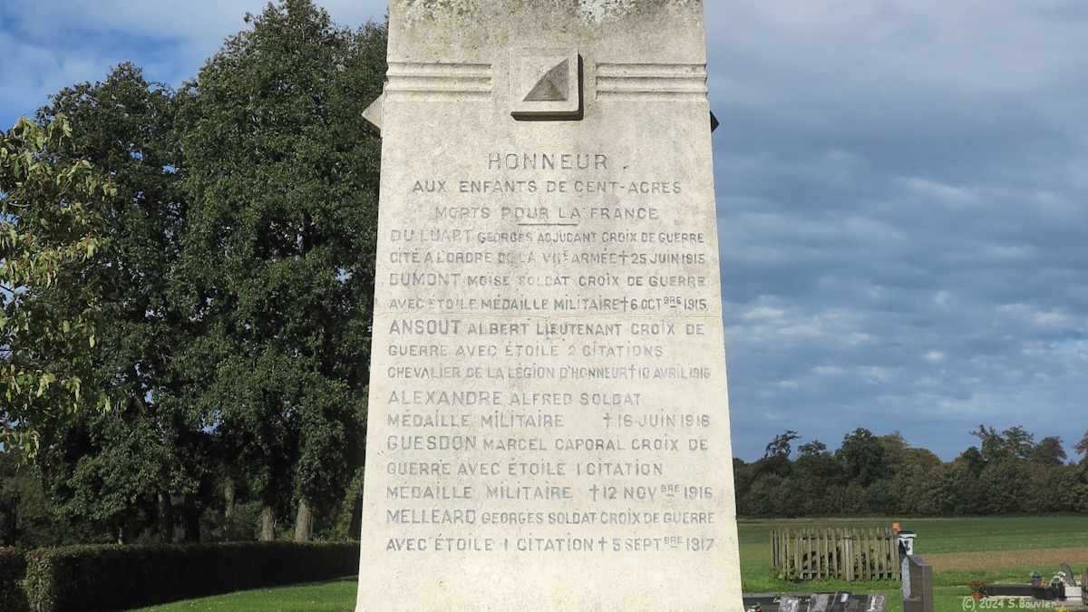 Les Cent Acres (Monument aux Morts 2)