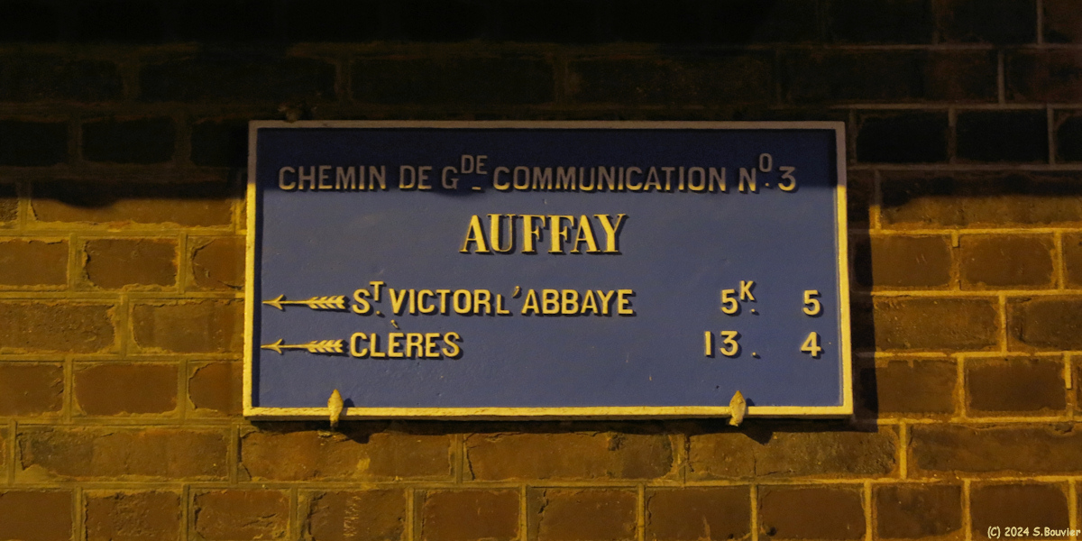 Auffay (Ancienne Plaque)
