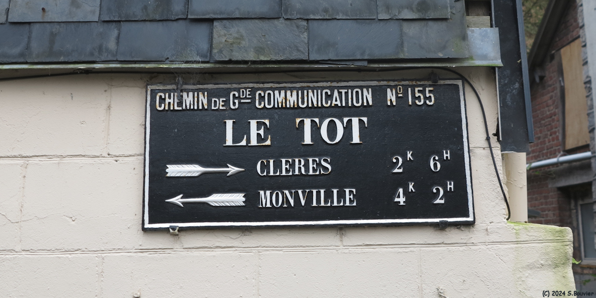Clères (Ancienne Plaque)