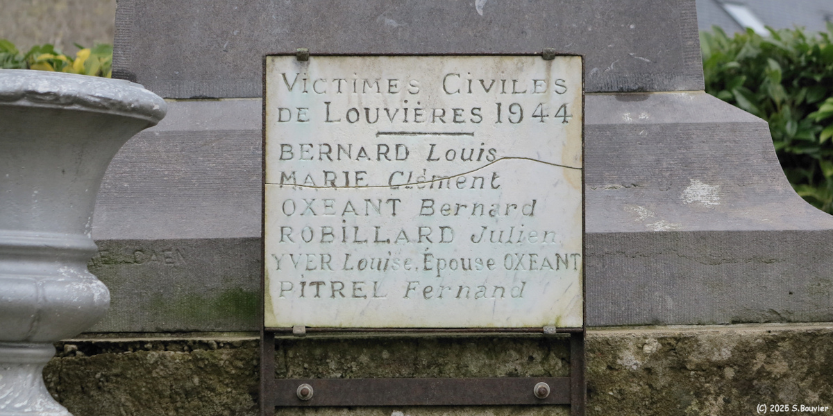 Louvières (Plaque)