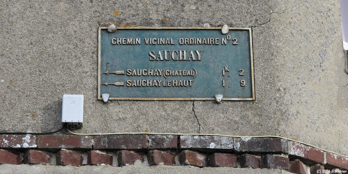 Sauchay (Ancienne Plaque)