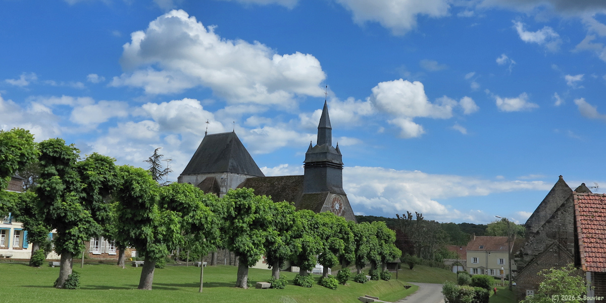 Hodenc en Bray (Place, Eglise)