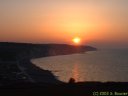 Plage de Pourville (Couché de Soleil)