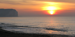 Criel sur Mer (Soleil couchant 2)