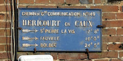 Héricourt en Caux (Plaque)