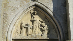 Rouville (Eglise, Tympan)