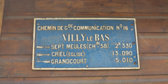 Villy sur Yères (Ancienne Plaque)